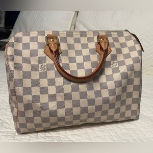 Authentic Damier Azur Speedy 30